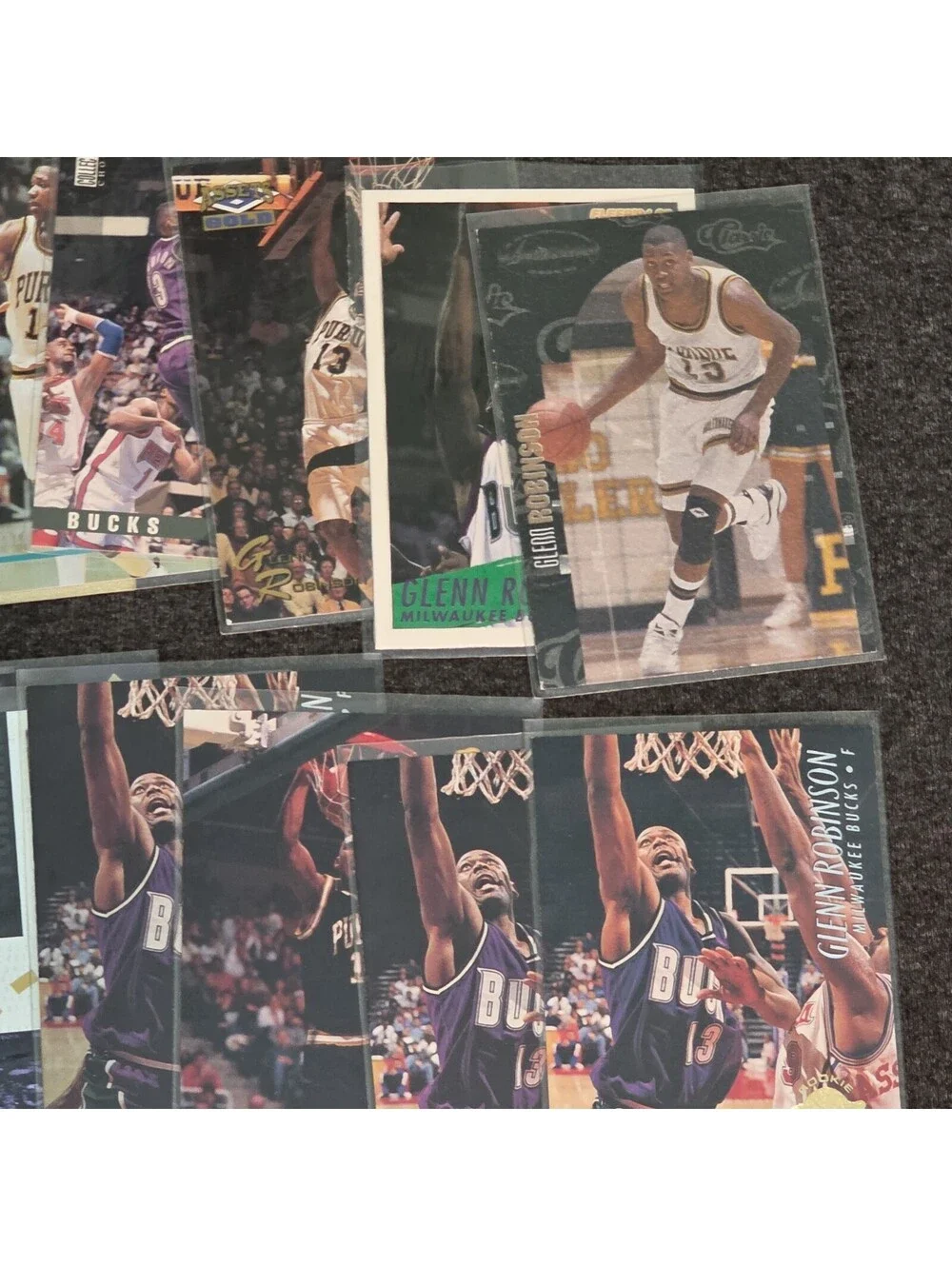 Glenn Robinson Lot (51 Cards) With Rookies, Base, Inserts, 90s